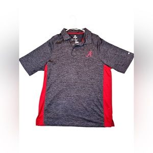 Alabama Crimson Tide polo Colosseum brand. Size Large